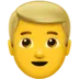 Man: Blond Hair