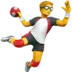 Man Playing Handball