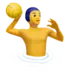 Man Playing Water Polo