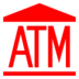 Signe de distributeur automatique de billets
