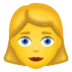 Woman: Blond Hair