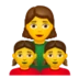 Family: Woman, Girl, Girl