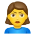 Woman Pouting