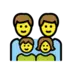 Keluarga Dengan Dua Ayah, Anak Laki-Laki Dan Perempuan