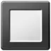 Schwarz umrandetes weißes Quadrat