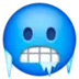 Frierendes Gesicht