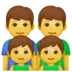 Familie mit zwei Vätern und zwei Söhnen