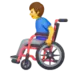Mann in Rollstuhl