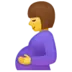 Schwangere Frau