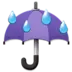 Regenschirm mit Tropfen