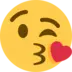 Face Blowing a Kiss