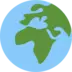 Globe Showing Europe-Africa