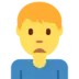 Man Frowning