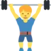 Man Lifting Weights