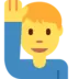 Man Raising Hand