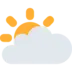 Sun Behind Large Cloud