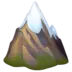 Snöbeklätt Berg
