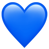 Cuore azzurro on Apple