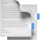 Bookmark Tabs on Apple