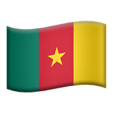 Drapeau du Cameroun on Apple