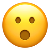 Face With Open Mouth on Apple