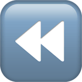 Symbol Przewijania Do Tyłu on Apple