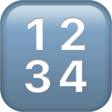 数字的输入符号 on Apple