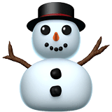 Snowman Without Snow on Apple
