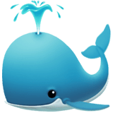 Spouting Whale on Apple