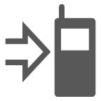 Téléphone avec flèche on AU by KDDI