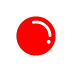 白い丸 on AU by KDDI