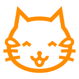 Katzenkopf mit Freudentränen on Docomo