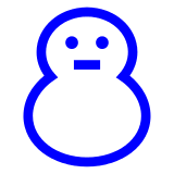 Snowman Without Snow on Docomo