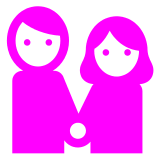Man En Vrouw Hand In Hand on Docomo