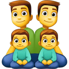 Family: Man, Man, Boy, Boy on Facebook