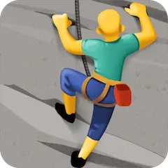 Man Climbing on Facebook