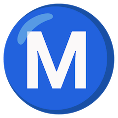 Circled M on Google
