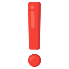 Exclamation Mark on Google