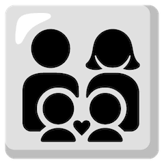 Famiglia con madre, padre e due figli on Google