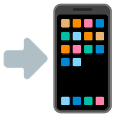 Téléphone avec flèche on Google