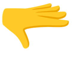 Dłoń Z Wewnętrzną Częścią Skierowaną W Doł on Google