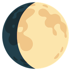 Luna con gobba a ponente on Google