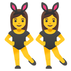 Women With Bunny Ears on Google