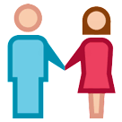 Man En Vrouw Hand In Hand on HTC