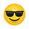 Smiling Face With Sunglasses on Icons8