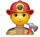 Man Firefighter on LG