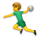 Man Playing Handball on LG