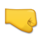 Right-Facing Fist on LG