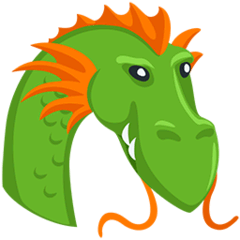 Dragon Face on Messenger
