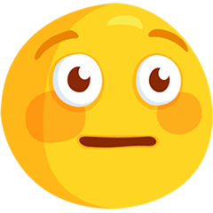 Flushed Face on Messenger